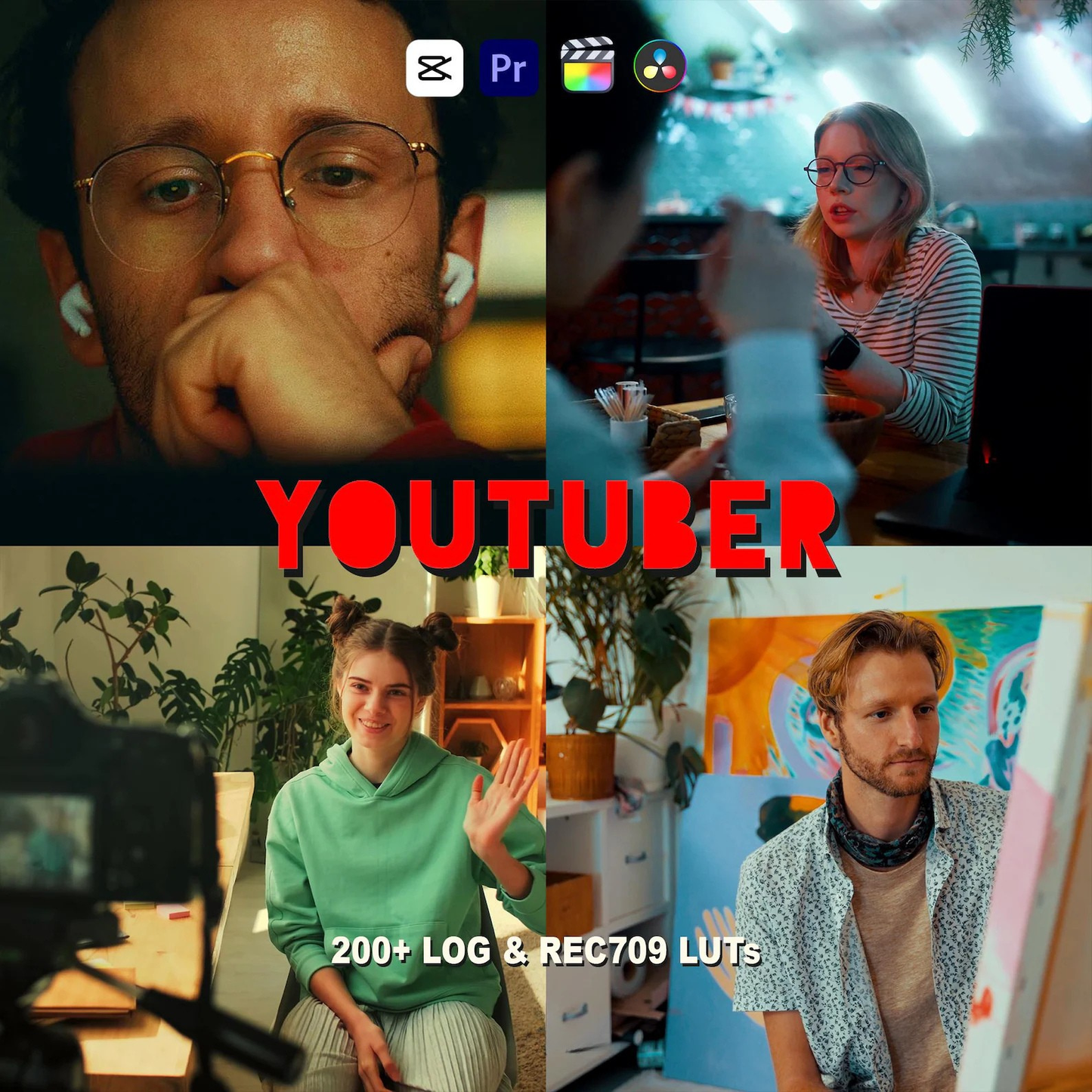 Ultimate YouTuber LUTs Pack (220+ Cinematic Presets) - Professional Color Grading