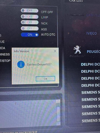 DaVinci 1.0.37 Deluxe 2025 | ECU Tuning & Diagnostic Software | DPF EGR AdBlue Tool | Win 10/11 | Instant Download