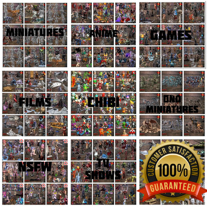 Ultimate 3D Print STL Mega Bundle (90 TB / 100,000+ Models) | Instant Digital Download | Lifetime Access