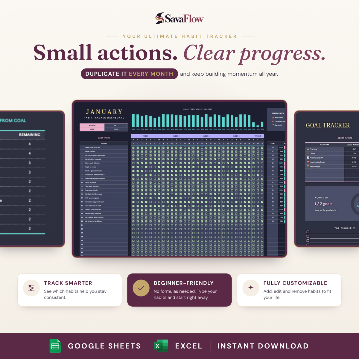 SavaFlow Habit Tracker