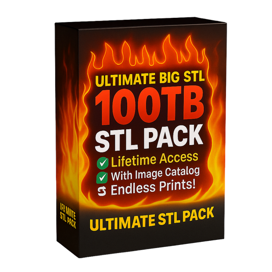 Ultimate 3D Print STL Mega Bundle (90 TB / 100,000+ Models) | Instant Digital Download | Lifetime Access