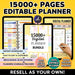 5,000+ PLR Printable Bundle – Planners, Journals, Trackers + Resell Rights
